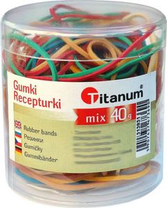 Titanum Gumka recepturka 40g w pudełku mix 4 rozmiarów 1