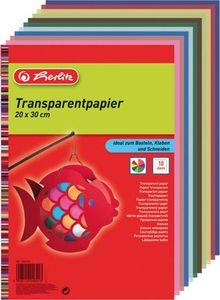 Herlitz Papier kolorowy A4 przezroczysty do lampionów 2