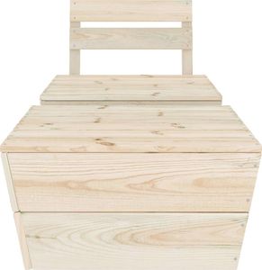 vidaXL 2-cz. zestaw wypoczynkowy do ogrodu, impregnowany świerk 2