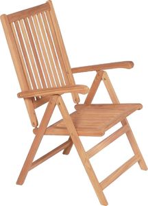 vidaXL Rozkładane krzesła ogrodowe, 4 szt., lite drewno tekowe 4