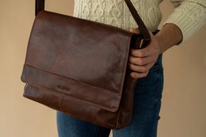 Betlewski BETLEWSKI Skórzana torba męska VINTAGE 3