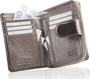 Betlewski BETLEWSKI Skórzany portfel damski ROYAL 3