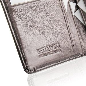 Betlewski BETLEWSKI Skórzany portfel damski ROYAL 10