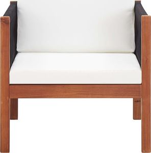 vidaXL VidaXL Krzesło ogrodowe z poduszką, lite drewno akacjowe 2