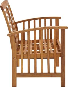 vidaXL Ławka ogrodowa 119 cm lite drewno akacjowe VidaXL 3