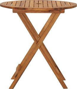 vidaXL VidaXL 3-cz. zestaw składanych mebli ogrodowych, lite drewno akacjowe 3