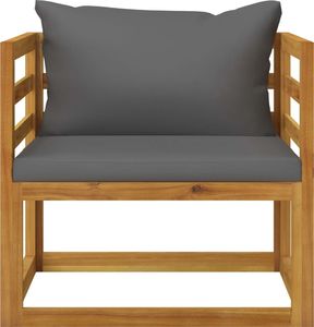 vidaXL VidaXL 5-cz. zestaw wypoczynkowy do ogrodu, poduszki, drewno akacjowe 8