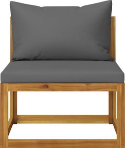 vidaXL VidaXL 4-osobowa sofa ogrodowa z poduszkami, lite drewno akacjowe 8