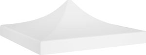 vidaXL Dach do namiotu imprezowego, 2 x 2 m, biały, 270 g/m 1