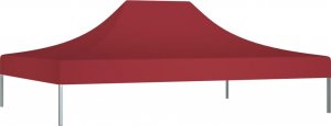 vidaXL VidaXL Dach do namiotu imprezowego, 4 x 3 m, burgundowy, 270 g/m 2