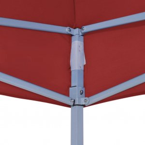 vidaXL VidaXL Dach do namiotu imprezowego, 4 x 3 m, burgundowy, 270 g/m 5