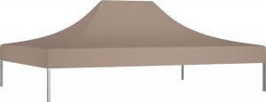 vidaXL VidaXL Dach do namiotu imprezowego, 4 x 3 m, taupe, 270 g/m 2