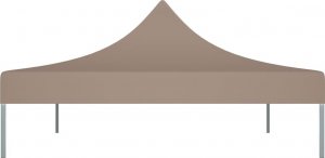 vidaXL VidaXL Dach do namiotu imprezowego, 4 x 3 m, taupe, 270 g/m 4