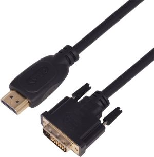 Kabel TB Print HDMI - DVI-D 1.8m czarny (V70609) 2