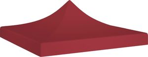vidaXL Dach namiotu imprezowego, 3 x 3 m, burgund, 270 g/m 1