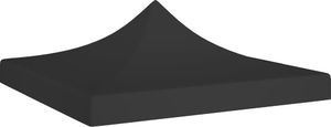 vidaXL Dach namiotu imprezowego, 3 x 3 m, czarny, 270 g/m 1
