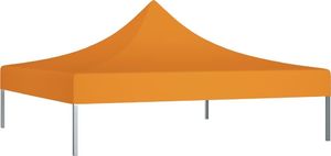 vidaXL Dach namiotu imprezowego, 3 x 3 m, pomarańczowy, 270 g/m 2