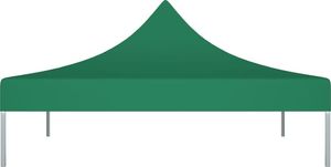 vidaXL Dach namiotu imprezowego, 3 x 3 m, zielony, 270 g/m 3