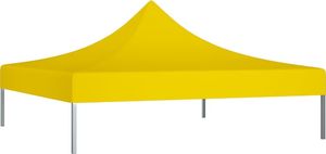 vidaXL VidaXL Dach namiotu imprezowego, 3 x 3 m, żółty, 270 g/m 2