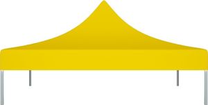 vidaXL VidaXL Dach namiotu imprezowego, 3 x 3 m, żółty, 270 g/m 3