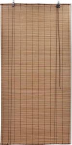vidaXL Bambusowe rolety 2 szt. 100 x 160 cm brązowe VidaXL 2