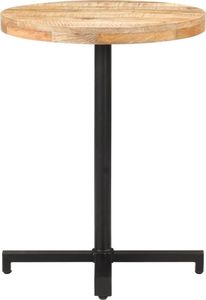vidaXL Stolik bistro okrągły 60x75 cm surowe drewno mango VidaXL 2