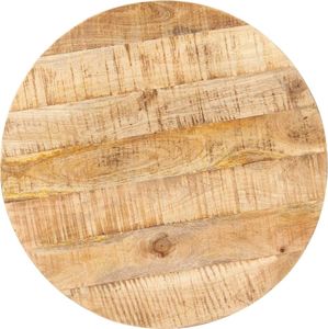 vidaXL Stolik bistro okrągły 60x75 cm surowe drewno mango VidaXL 3