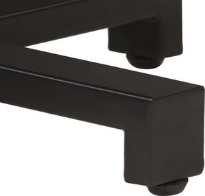 vidaXL Stolik bistro okrągły 60x75 cm surowe drewno mango VidaXL 5