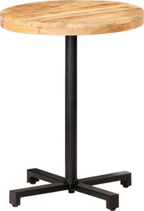 vidaXL Stolik bistro okrągły 60x75 cm surowe drewno mango VidaXL 7