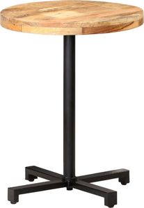 vidaXL Stolik bistro okrągły 60x75 cm surowe drewno mango VidaXL 8