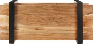 vidaXL VidaXL Szafka pod TV, 90x40x40 cm, lite drewno akacjowe 5