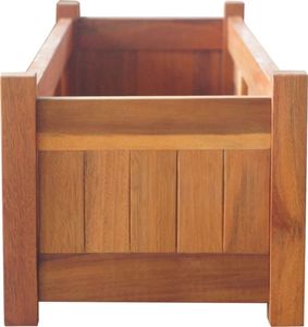 vidaXL Podwyższone donice 2 szt. drewno akacjowe 100x30x25 cm VidaXL 5