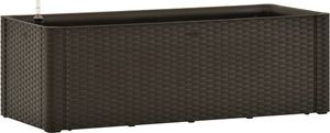 vidaXL VidaXL Podwyższona donica z systemem podlewania, mokka, 100x43x33 cm 2