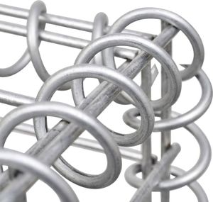 vidaXL Ściana gabionowa z pokrywami galwanizowana stal 300x30x200 cm VidaXL 5