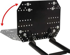 vidaXL Pług śnieżny do quada czarny 120x38cm VidaXL 5