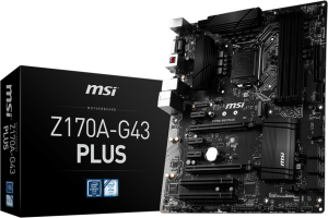 Płyta główna MSI Z170A-G43 PLUS, Z170, DDR4, USB3.1, SATA 3, HDMI, DVI, ATX 1