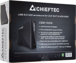 Kieszeń Chieftec USB 3.0 - 3.5" SATA HDD (CEB-7035S) 7