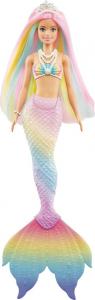 Lalka Barbie Mattel Dreamtopia - Syrenka Tęczowa Przemiana (GTF89) 1