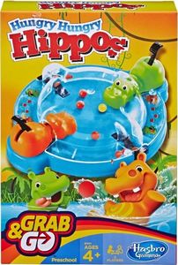 Hasbro Gra Hungry Hungry Hippo Grab and Go (B1001) 1
