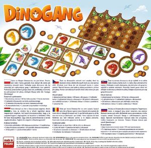 Trefl Gra planszowa Dinozaury DinoGang 2