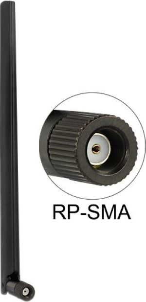Antena Delock RP-SMA 802.11 ac/a/h/b/g/n 3 ~ 6 dBi (88900) 1