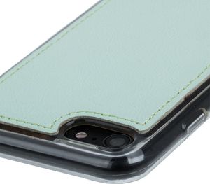 Surazo Etui na tył telefonu Surazo skóra naturalna Back case - Pastel Miętowy 4
