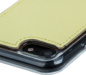 Surazo Etui na tył telefonu Surazo skóra naturalna Back case - Pastel Cytrynowy 4