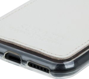 Surazo Etui na tył telefonu Surazo skóra naturalna Back case - Pastel Porcelanowy 3