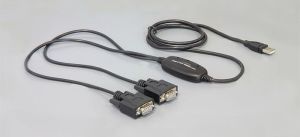Adapter USB Delock USB - RS-232 x2 Czarny  (61886) 1