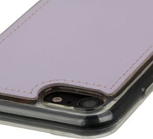 Surazo Etui na tył telefonu Surazo skóra naturalna Back case - Pastel Fioletowy 4
