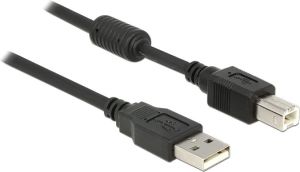 Kabel USB Delock USB-A - USB-B 1 m Czarny (83566) 1