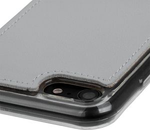 Surazo Etui na tył telefonu Surazo skóra naturalna Back case - Pastel Szary 4