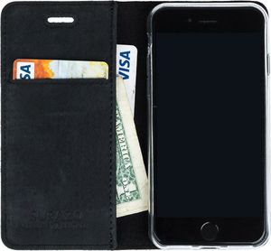 Surazo Etui na telefon Surazo ze skóry naturalnej Smart magnet RFID - Ferro Różowy 2