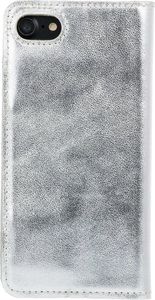 Surazo Etui na telefon Surazo ze skóry naturalnej Smart magnet RFID - Srebrny 3